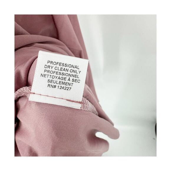 MISA Los Angeles Domino Tie Front Maxi Dress in Blush from Pink Size M NWT - Picture 12 of 13